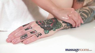 Sensual porn with romantic beauty from Massage Rooms