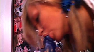 Blue White Schoolgirl