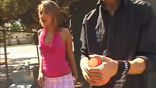 Pretty Blonde Teen Gets a Facial After Hot Fuck