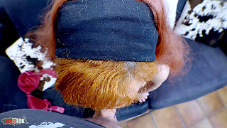 Brillitte Marilyn: Brillitte Marilyn and Terry Kemaco in Chubby Redhead Mexican MILF’s Couch Fuck Frenzy