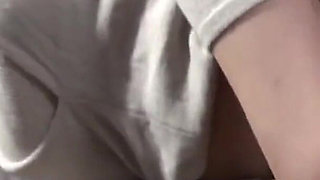 Crowded Bus Thrill. Husband Nearby, Tight Skirt Wife Feels a Bold Press and Quietly Guides It Closer in Risky Heat. - Part1