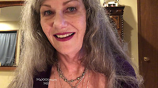 Sexy Mature Hot BJ + Swallow While Riding Dildo! Maxxximummilf