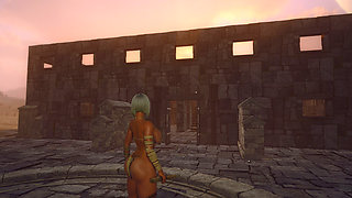 Ep7: Building the Stone House Kitchen, Bed & Bath in Wicked Island (gameplay)