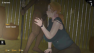Hentai Game - Arrival of the Goddess - Part 1 Hot Sexy Blonde Woman Perform Paizuri & Intense Blowjob for the Tribe Chief
