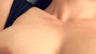 Step-sister Mia Masturbates Her Hairy Pussy