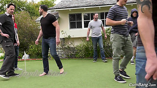 Bachelor gangbang party - Jayden Starr