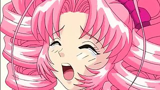 Cartoon teen with massive tits rides thick hard cock in POV