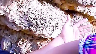 Latina skinny teen Penelope Tiger gets anal fucked by stepdad on the beach