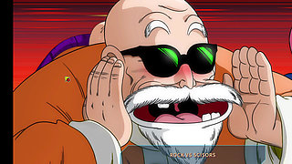 Kame Paradise Multiversex 2 - Roshi Fucking Bulma's Tight Vagina