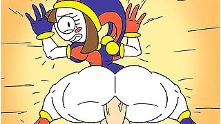 Ponmi Doggystyle Fucked (digital Circus) (no Sound) - Car Toon