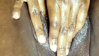 Oiled up Rubbing Fingering My Wet Pussy Squirting