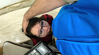 blowing him on the clock better not moan