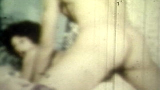Vintage Cum Guzzlers Share Loads in Sepia Retro Orgy Classic