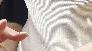 She Brought Cuckold to Orgasm Even in the Chastity Cage