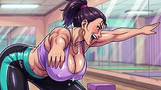 Huge Boobs Yoga
