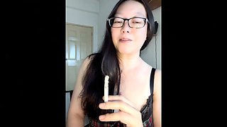 Darkside Smoking Asian Gooning Wheezing, Coughing, Topless MILF Invites You to Cum on Her Boobs Copy 2