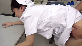 Naughty Asian Nurse Shares Passionate Kisses with Patient