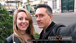 French anal creampie in Paris during first date fuck: Emmanuelle Worley - WolfWagner
