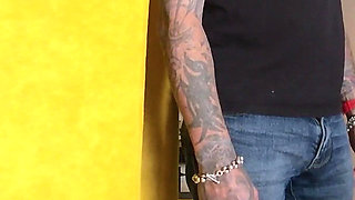 Glory Hole Thresome with Christal Hot