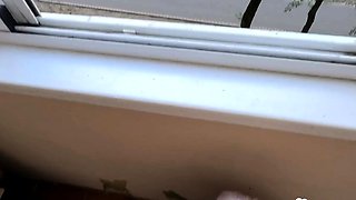 Short Hair Blonde Gives Very Sloppy Passionate Blowjob