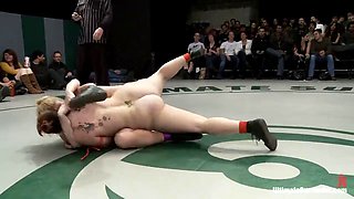 Dragon Lily, Isis Love  Hollie Stevens Surrender to Cat-Fight Wrestling Holds, Enduring Brutal