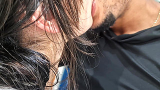 The new maid Argentinian Morocha of 18 years old loves a great cumshot in her amateur mouth when my espos