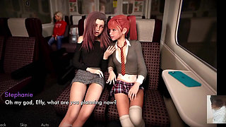 Innocent 18 Plus Teens Are Fucked in a Train