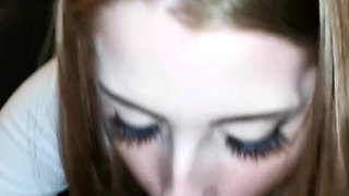 Czech amateur blowjob and fucking POV in public