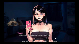 My New Girlfriend Taboo Hentai Game Ep.42 My Topless GF Tease the Bar Crowd!