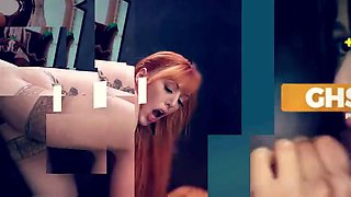 GloryholeSecrets - Tattooed Cutie Tiny Rhea Craves  Swallows Gloryhole Cum Fest