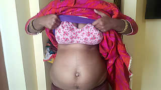 Housewife Showing Cute Breast for Her Step Stepbrother