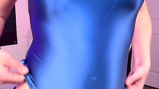 Jenny Bangz getting hard in a one piece