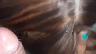 Marianna Blowjob - Sucks a Load of Cum Into Her Mouth