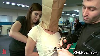 Haley Cummings Huge Breasts Public Nail