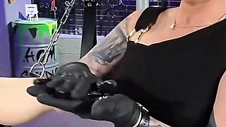 Prostate Milking of a Chastity Slave