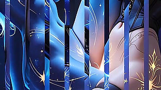 Lustrender: Mystic Pregnant Pissing Rooftop Neon Dominatrix - Ai Video