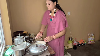Indian Maid Fuck in Kitchen