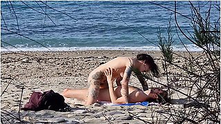 Beach Sex - Hot And Passionate - Squirting: 7.40, 13.25 Video Shot With My New Telephoto Lens With Brisen Lestrange