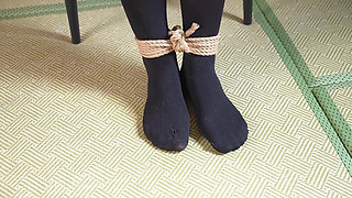 Xr46- Student Uniform and Mouthball Bondage