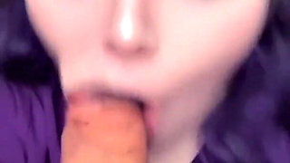 Caught the Fat Goth Nurse Masturbating
