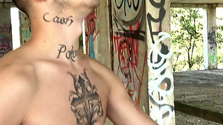 Old Boss Giving Lesson to Young Boy