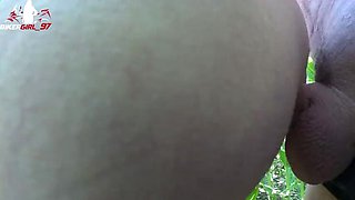 Skinny German Teen Blowjob & Facial in Cornfield - Bikergirl_97