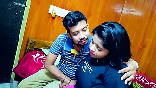Homeowner leaving the room rent for a desi sexy girl and hardcore fucking him with her