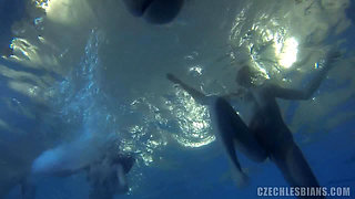Czech Lesbians 5 - Part 5: Stunning Czech Lesbians Go Wild - Underwater Cameras Catch Pussy Licking