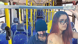 Stranger Kept an Eye on the Hottie Inside the Bus!