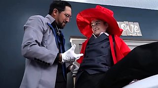 Blonde Teen Daughter's Secret Cosplay Virginity Loss to