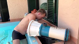 She Couldn\u2019t Pay the Pool Guy - so She Offered Something Else