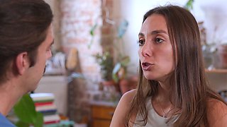 Beautiful European brunette Victoria Blaze i