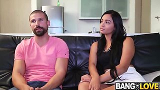 Colombian Cutie Valery Santos' First Adult Film with Max Cartel: Blowjob, Hardcore, Facial, Amateur, Teen, Doggystyle, Missionary, Cowgirl, Brunette, Latina, Big Booty, Cum Shot