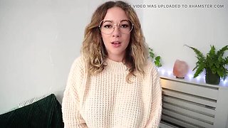 British MILF Sasha Curves Fucks Step Son - Big Natural Tits POV Blowjob & Dirty Talk